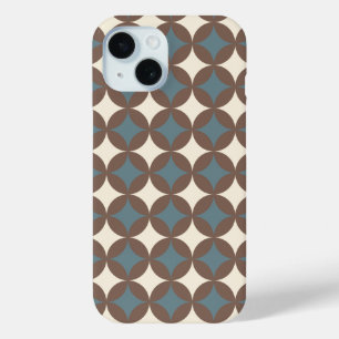 Coque Case-Mate iPhone Couleurs rétro Mi-Siècle Cercles modernes