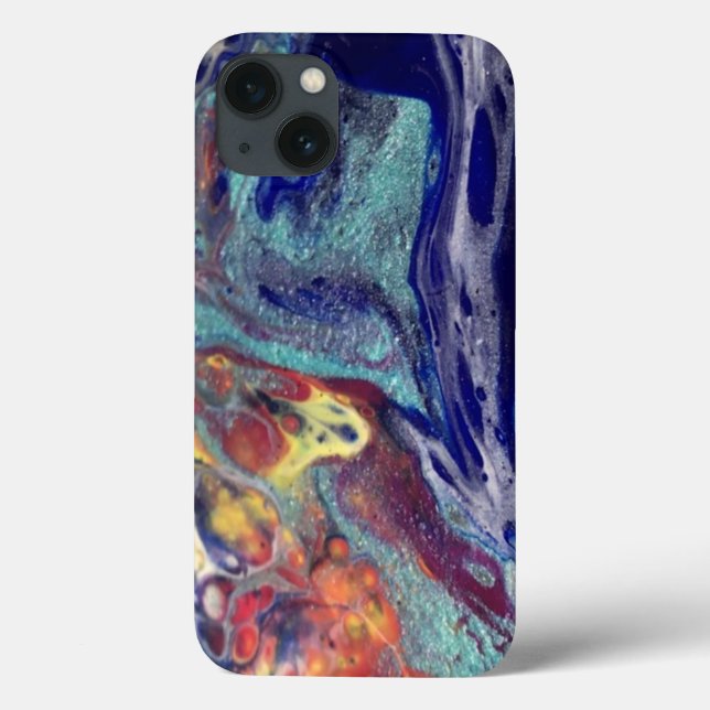 Coques Case-Mate iPhone Couleurs violettes de chaos (Verso)