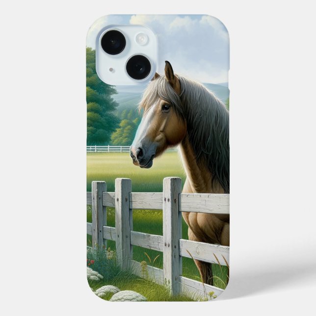 Coques Case-Mate iPhone Country Pony Horse fête d'anniversaire (Verso)