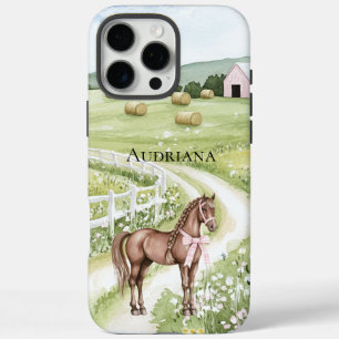 Coque iPhone 16 Pro Max Country Road Horse
