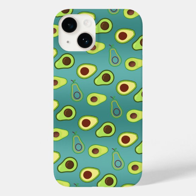 Coques Case-Mate iPhone Coupe Avocado été Vert dégradé Motif (Verso)