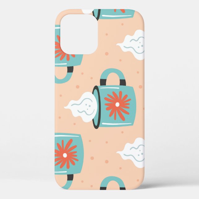 Coques Case-Mate iPhone Coupe bleu clair Motif sans voile. (Verso)