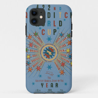 Coque iPhone 11 Coupe du Monde de QUIDDITCH™ Bleu