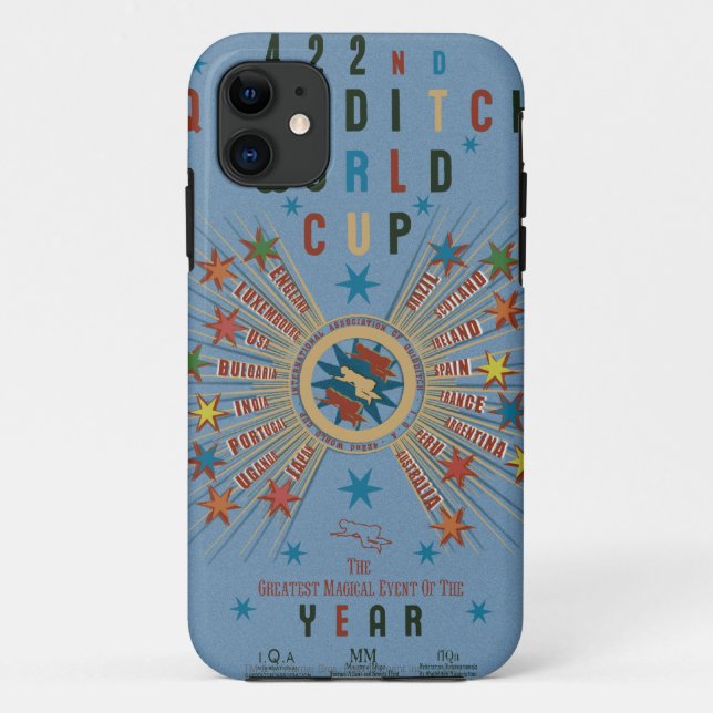 Coques Case-Mate iPhone Coupe du Monde de QUIDDITCH™ Bleu (Dos)