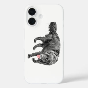 Coque Pour iPhone 16 Coupe Loyale à Accent Rouge