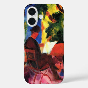 Coque Pour iPhone 16 Couple à la table du jardin par August Macke