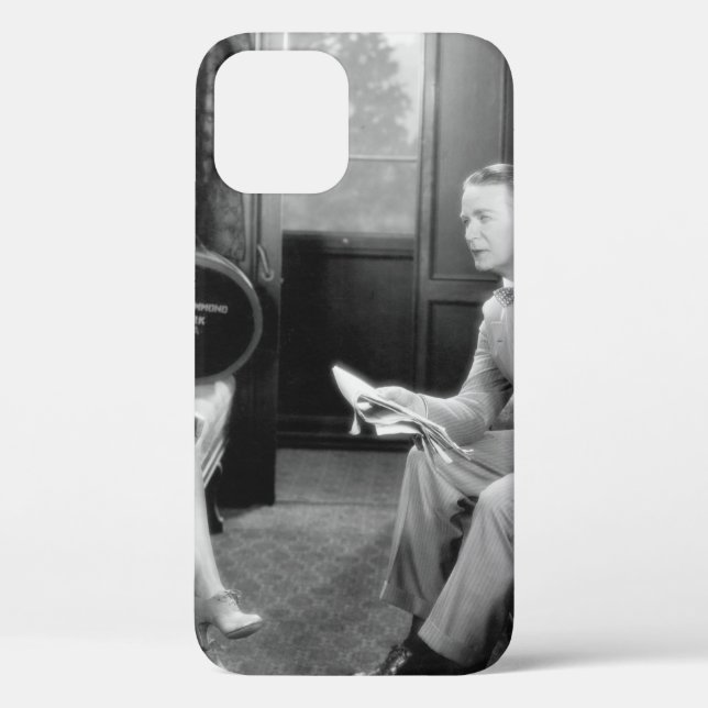 Coques Case-Mate iPhone Couple assis ensemble dans un compartiment d'un tr (Verso)