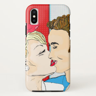 Case-Mate iPhone Case Couple Rétro Baiser Nostalgique Amour Vintage