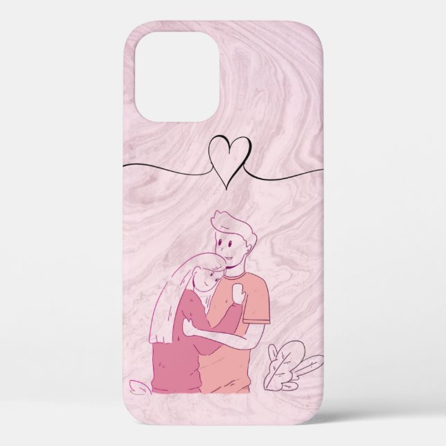 Coques Case-Mate iPhone Couple rose cool tendance (Verso)