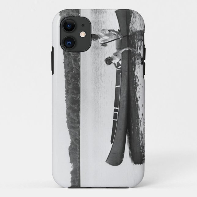 Coques Case-Mate iPhone Couples dans un canoë (Dos)