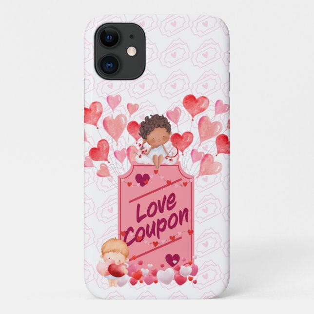 Coques Case-Mate iPhone Coupon d'amour mignon (Dos)