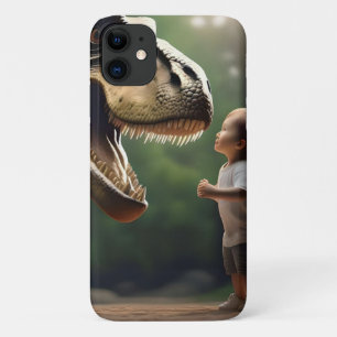 Case-Mate iPhone Case **"Courage déchaînée : un petit garçon face au T-R