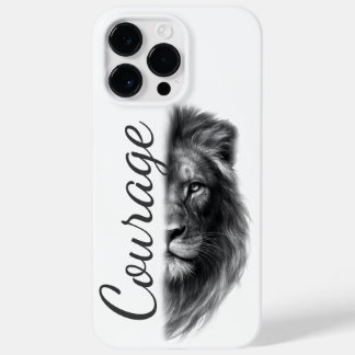 Coque Case-Mate iPhone Courage Lion Artistique Minimal-