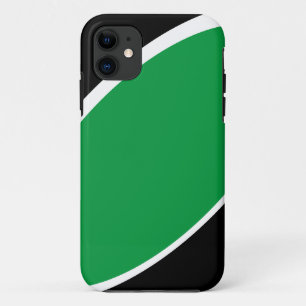 Case-Mate iPhone Case Courbes blanches brillantes modernes Arrière - pla