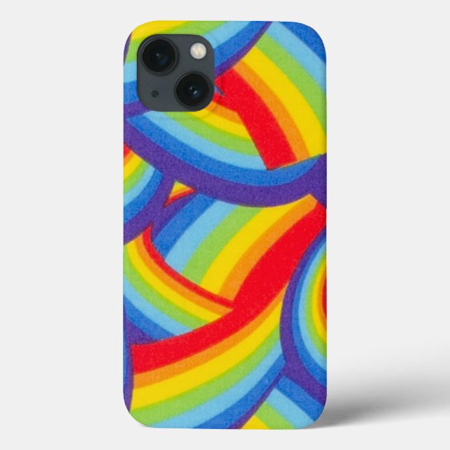 Coques Case-Mate iPhone Coureurs arc-en-ciel (Verso)