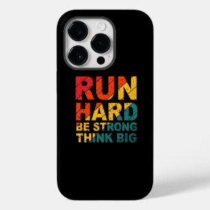 Coque Case-Mate iPhone Courez fort, soyez fort, pensez grande motivation