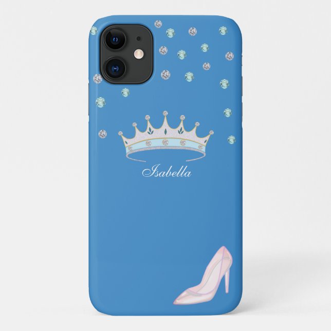 Coques Case-Mate iPhone Couronne de princesse et chaussure en cristal sur  (Dos)