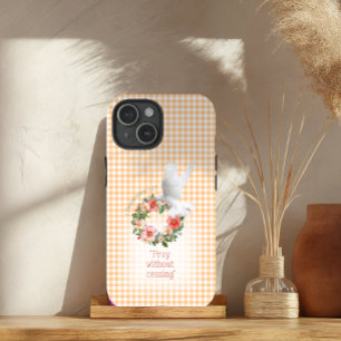 Coque Case-Mate iPhone Couronne de rose vérifiée pêche adorable Bible Col