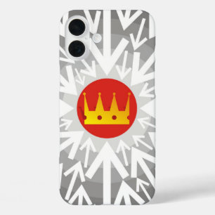 Coque Pour iPhone 16 Plus Couronne dorée
