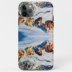 Case-Mate iPhone Case Course de traîneau vintage Malamute esquimau d'Ala