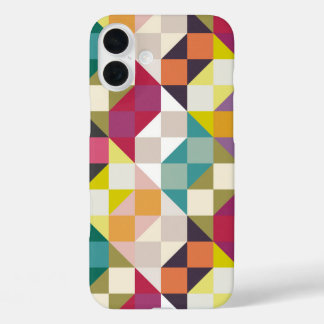 Coque Pour iPhone 16 Plus courtepointe moderne MANA