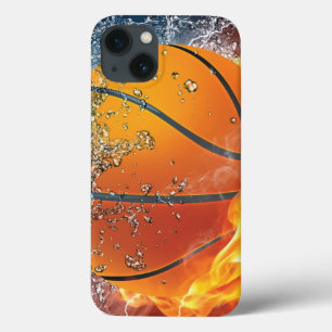 Case-Mate iPhone Case coussin de lancer de basket enflammé