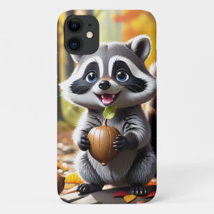 Case-Mate iPhone Case Coute Kawaii style Raccoon Autumn Cadre