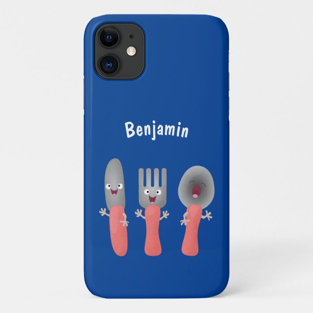 Coques Case-Mate iPhone Couteau fourchette et cuillère mignons en couverts (Dos)