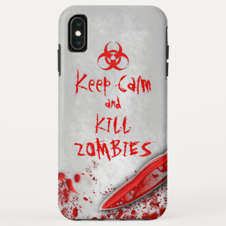 Coque Case-Mate iPhone Couteau Sanglant Gardez Le Calme Et Tuez Zombies D