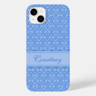 Coques Pour iPhone Couture inspiré nom bleu motif