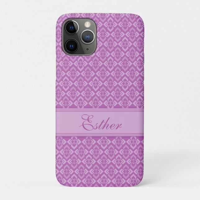 Coques Case-Mate iPhone Couture inspirée du violet (Dos)