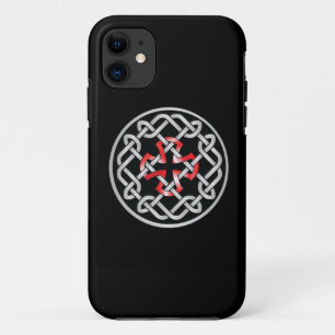 Coque iPhone 11 Couvercle Celtic Rouge Metallic iPhone5
