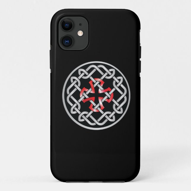 Coques Case-Mate iPhone Couvercle Celtic Rouge Metallic iPhone5 (Dos)