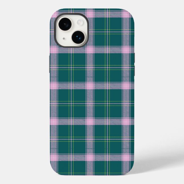Coques Case-Mate iPhone Couvercle de l'appareil plat rose et vert (Verso)