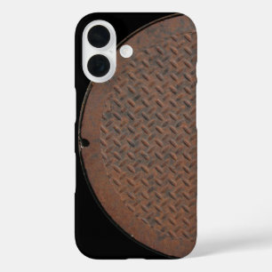 Coque Pour iPhone 16 Couvercle de trou rouillé