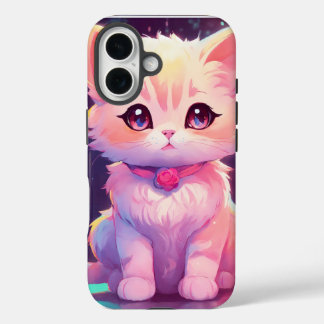 Coque Pour iPhone 16 Couvercle mobile pour chat