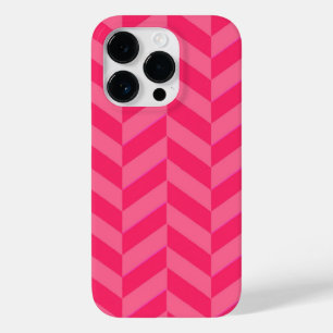 Coque Case-Mate iPhone Couvercle rose Chevron chic et protecteur