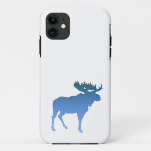 Coque Case-Mate Pour iPhone Couverture bleue d'Iphone d'orignaux