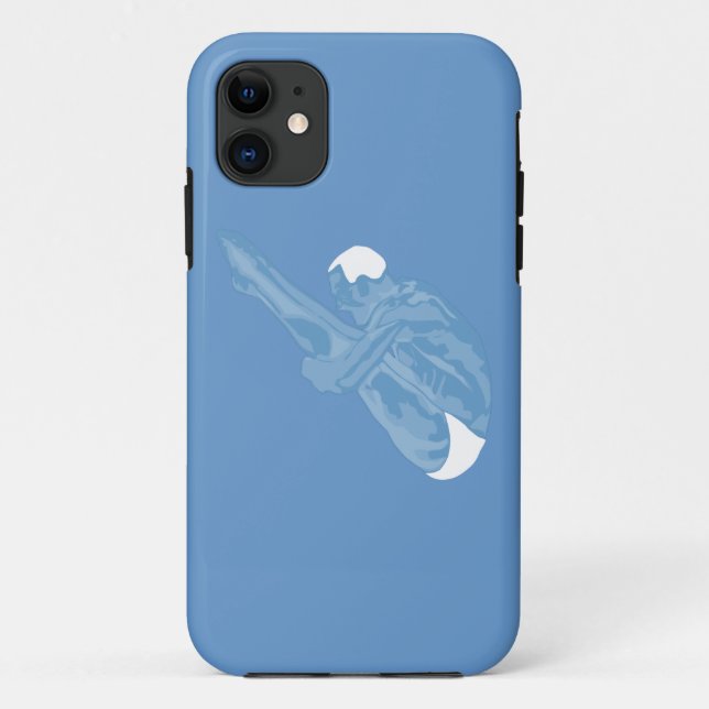 Coques Case-Mate iPhone Couverture Blue Diver iPhone 5 (Dos)