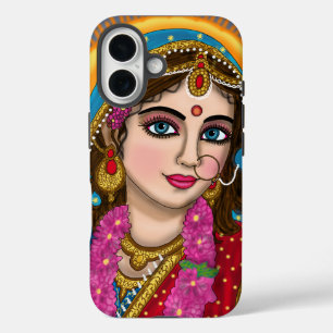 Coque Pour iPhone 16 couverture de la déesse radha