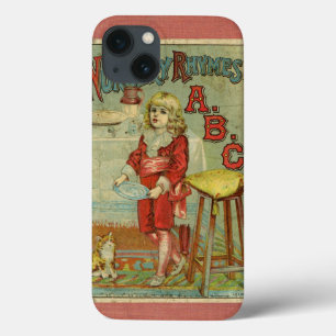 iPhone 13 Case Couverture de livre vintage d'enfants d'ABC de
