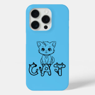 Coque Case-Mate iPhone Couverture de "Moments tranquilles avec mon chat"