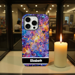 Coque iPhone 16 Pro Couverture de téléphone Cosmic Burst personnalisab