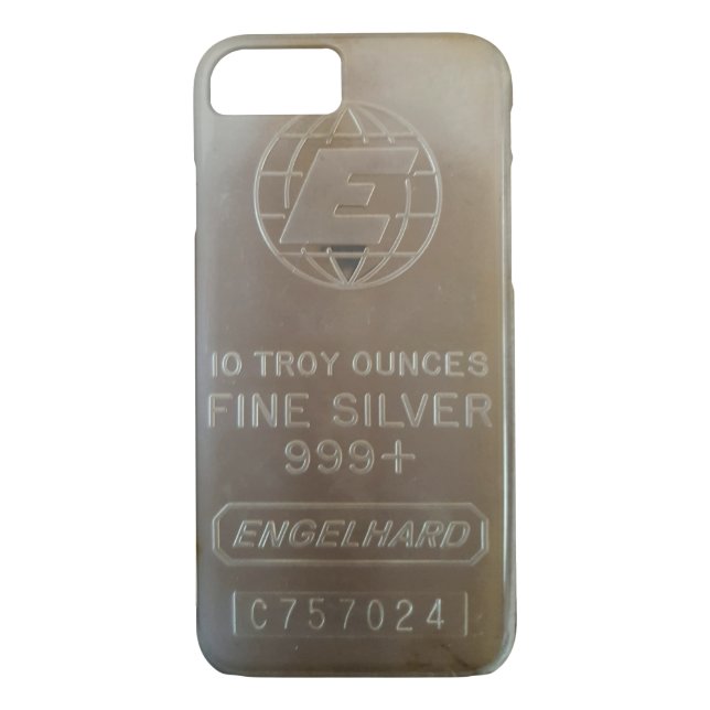 Coques Case-Mate iPhone Couverture d'Iphone de barre argentée d'Engelhard (Dos)