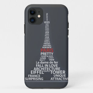 Coques Pour iPhone Couverture d'iPhone de Tour Eiffel de Paris
