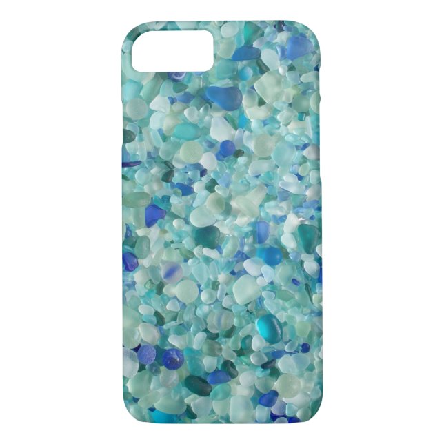 Coques Case-Mate iPhone Couverture en verre de téléphone de mer de bleu et (Dos)