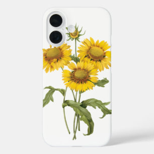 Coques iPhone 16 Couverture Fleur de Blanket Tournesol Vintage par 