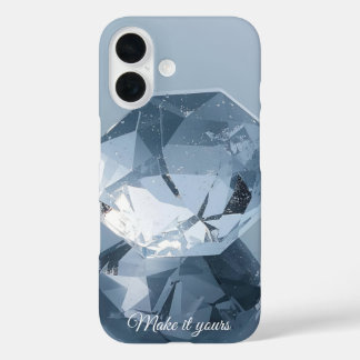 Coque Pour iPhone 16 Couverture Gemme Personnalisée - Ajoutez Votre Amo
