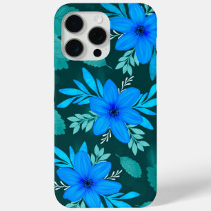 Coque Case-Mate iPhone Couverture iPhone Blue Blossom Elegance