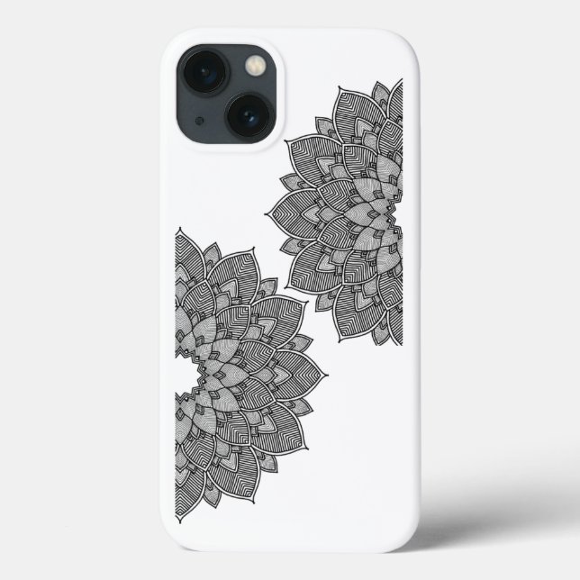 Coques Case-Mate iPhone Couverture iPhone Mandala Art - Style Boho (Verso)